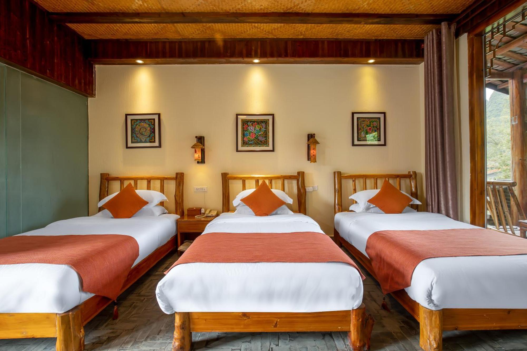 Yangshuo River Lodge Hotel-Free Pick Up From Yangshuo Area Over Three Nights Экстерьер фото